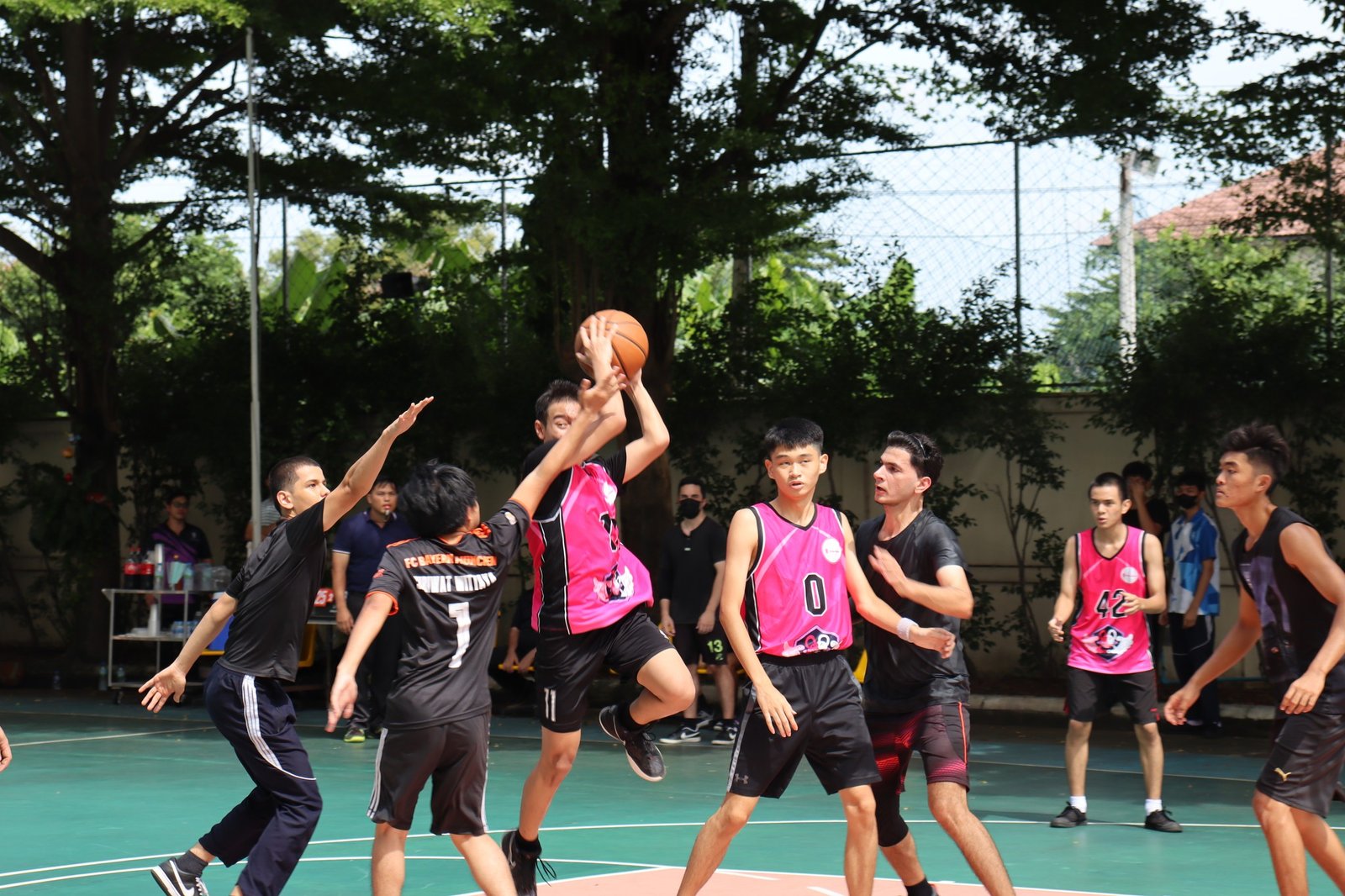 Friendly Basketball Match with Siriwat Wittaya School wichai.ac.th